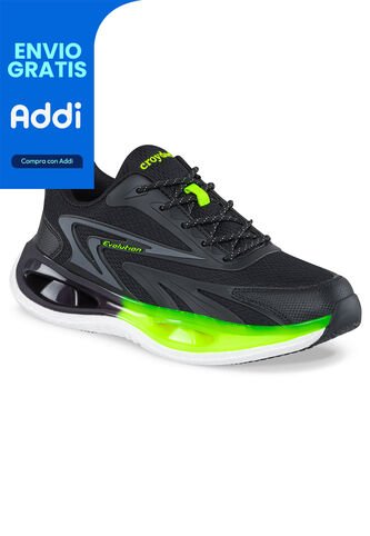 Tenis Running Dryno Negro Para Hombre Croydon Croydon