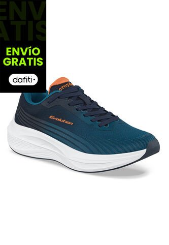 Tenis Running Pexil Azul Croydon Para Hombre Croydon