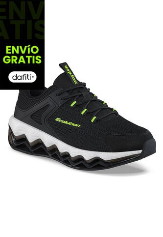 Tenis Running Wuhop Negro Croydon Para Hombre Croydon
