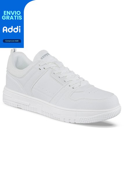 Tenis Urbanos Mixkar Blanco Croydon Para Hombre