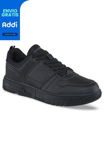 Tenis Urbanos Mixkar Negro Croydon Para Hombre Croydon