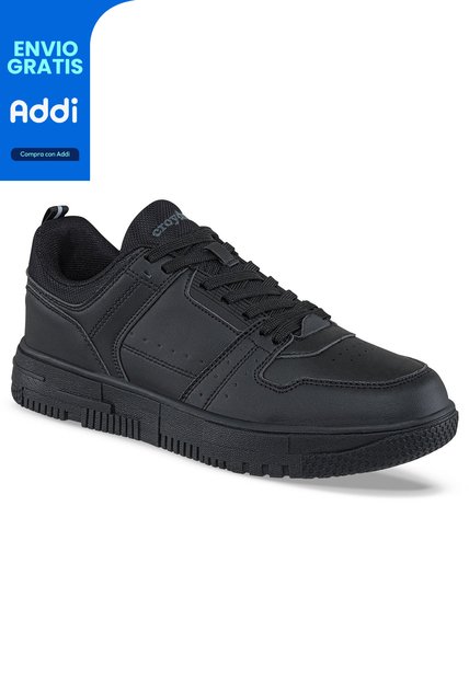 Tenis Urbanos Mixkar Negro Croydon Para Hombre