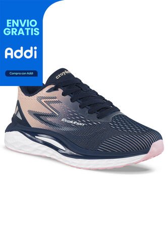 Tenis Running Zatix Azul Osc Para Mujer Croydon Croydon