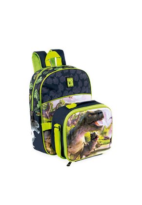 Morral + Lonchera Rex Verde Para Niño Croydon