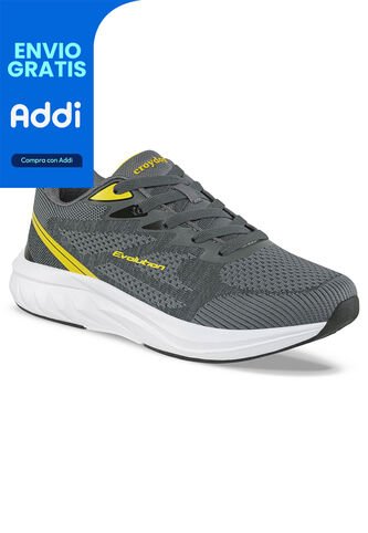 Tenis Running Grib Gris Para Hombre Croydon Croydon