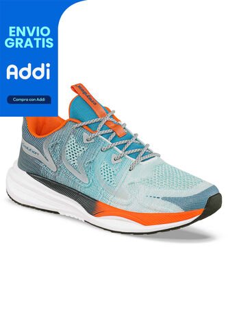 Tenis Running Yaber Azul Claro Para Hombre Croydon Croydon
