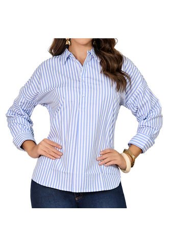 Blusa Leti Azul Croydon Para Mujer Croydon