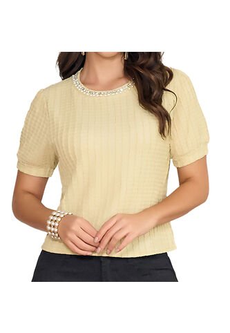 Blusa Amal Amarillo Croydon Para Mujer Croydon