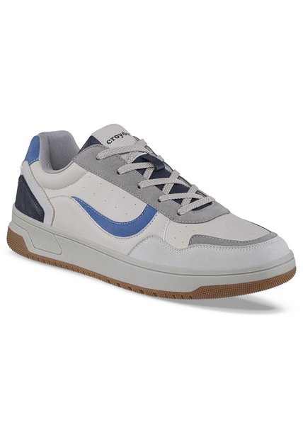 Tenis Urbanos Vonog Gris-Azul Croydon Para Hombre