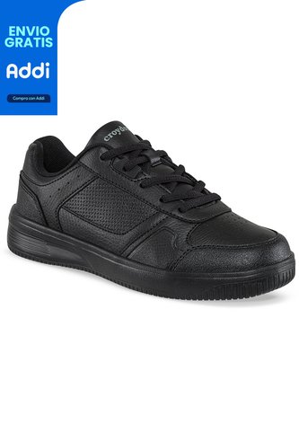 Tenis Colegio Lobira C Negro Para Niño Y Niña Croydon Croydon