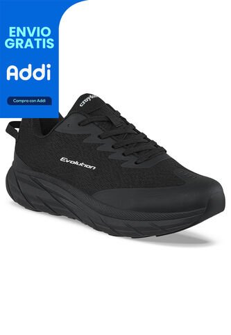 Tenis Running Roxel Negro Para Hombre Croydon Croydon