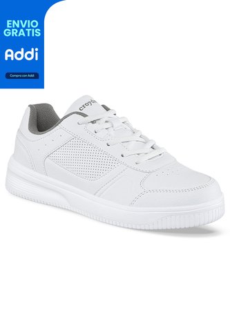 Tenis Colegio Lobira C Blanco Para Niño Y Niña Croydon Croydon