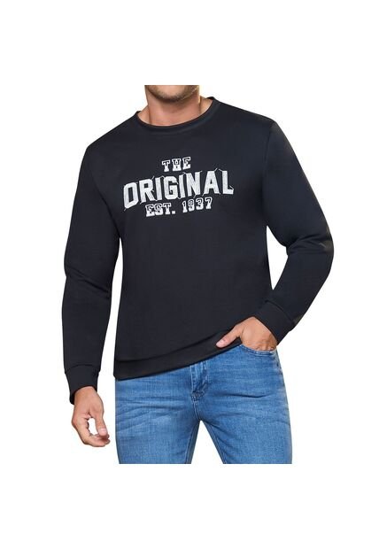 Buzo Camilo Negro Croydon Para Hombre