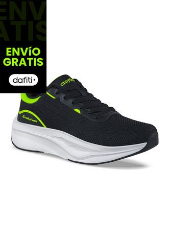 Tenis Running Larek Negro Croydon Para Hombre Croydon