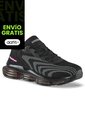 Tenis Running Ulorix Negro-Fucsia Croydon Para Niña de Croydon