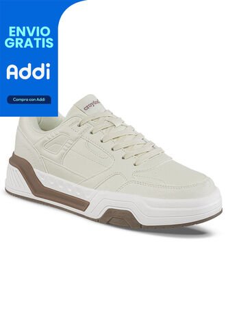Tenis Urbanos Zano Beige Para Hombre Croydon Croydon