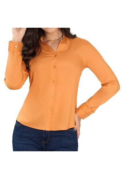 Blusa Ela Mostaza Croydon Para Mujer