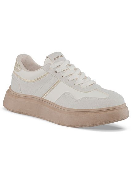 Tenis Urbanos Amarantha Beige Para Mujer Croydon