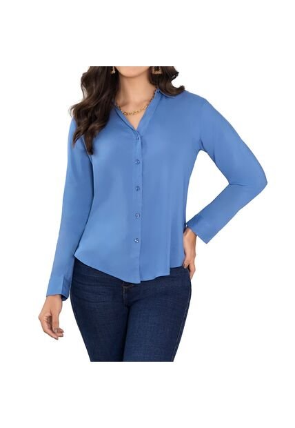 Blusa Ela Azul Croydon Para Mujer