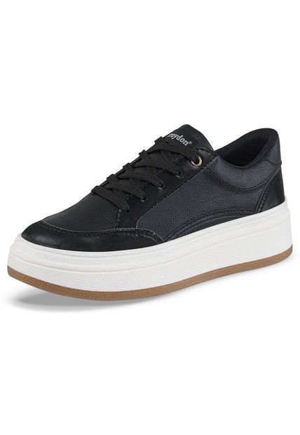 Tenis Fayruz Negro Croydon Para Mujer