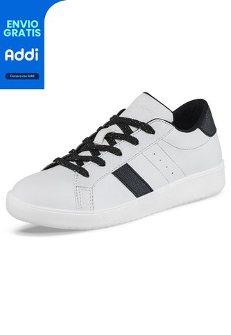 Tenis Casuales Gregg Negro Para Niña Croydon Croydon