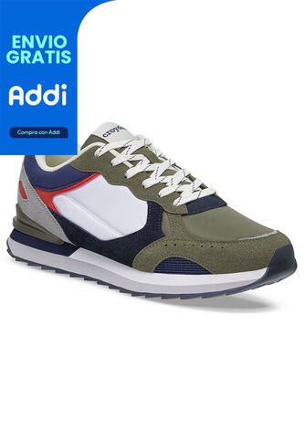 Tenis Urbanos Finox Blanco-M.Color Para Hombre Croydon Croydon
