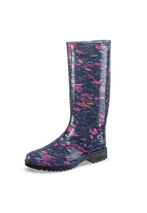 Botas Lluvia Nurul Azul Para Mujer Croydon