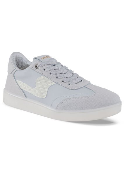 Tenis Urbanos Brendha Gris-Plata Croydon Para Mujer