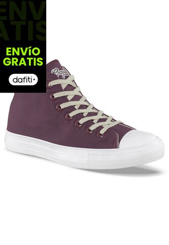 Botines Discovery Alto Retro Ct Vino-Beige Croydon Para Mujer Croydon