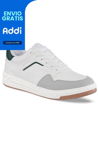 Tenis Urbanos Tabio Blanco-Verde Para Hombre Croydon Croydon