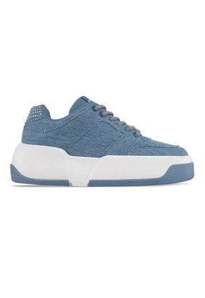 Tenis Casuales Laspo Azul Croydon Para Mujer