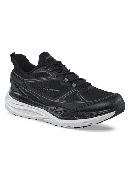 Tenis Running Meman Negro Croydon Para Hombre