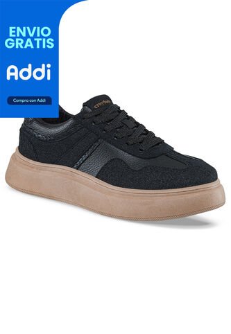 Tenis Urbanos Amarantha Negro Para Mujer Croydon Croydon