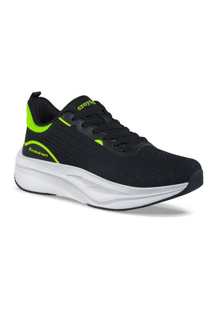 Tenis Running Larek Negro Croydon Para Hombre