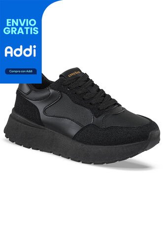 Tenis Urbanos Agatha Negro Para Mujer Croydon Croydon