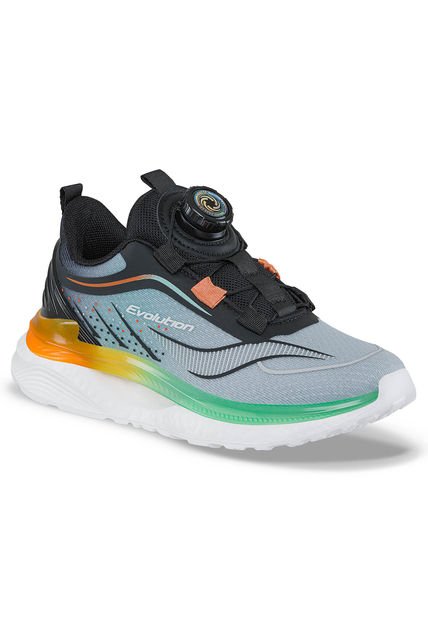 Tenis Running Virdox Verde-Negro Para Niño Croydon