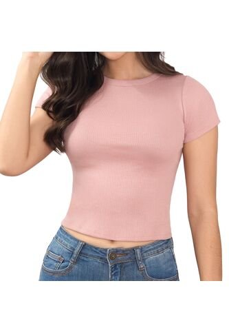 Camiseta Ginger Palo Rosa Croydon Para Mujer Croydon