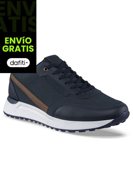 Tenis Urbanos Tarok Azul Croydon Para Hombre