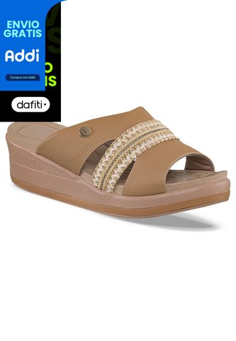 Sandalias Tacón Alfonsina Café Para Mujer Croydon Croydon