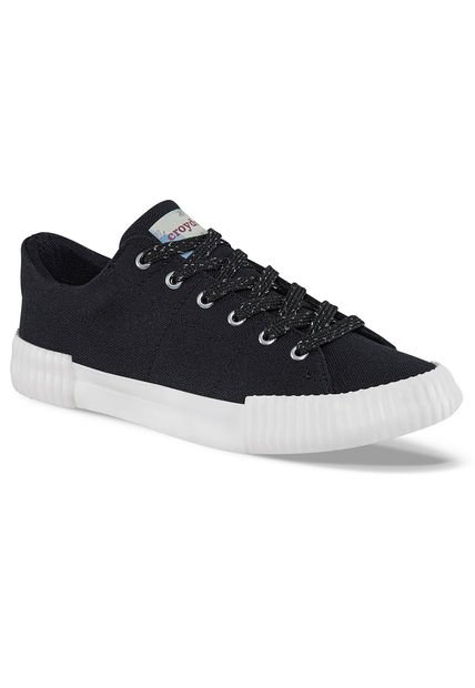 Zapatos Raw Bajo Negro Para Mujer Croydon