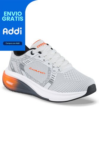 Tenis Running Yalton Blanco-Nar Para Niño Croydon Croydon