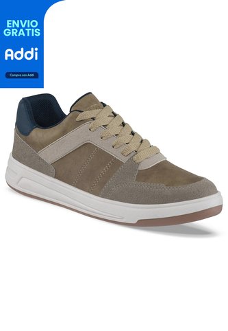 Tenis Urbanos Rolon Beige Para Hombre Croydon Croydon