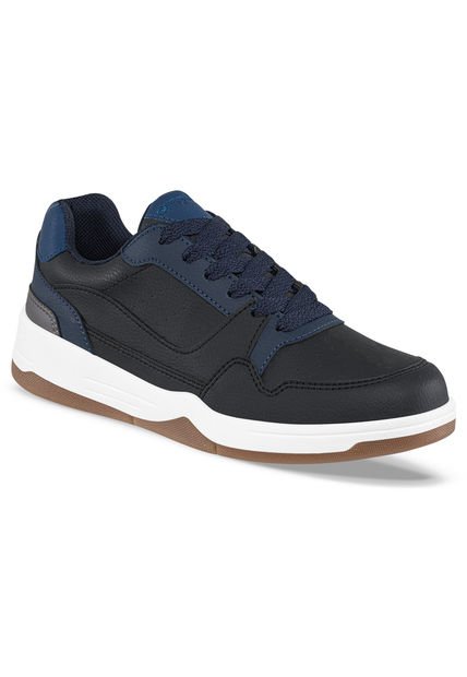 Tenis Urbanos Manzur Negro Croydon Para Hombre