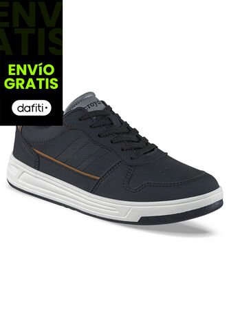 Tenis Casuales Emeryk Negro Croydon Para Hombre Croydon