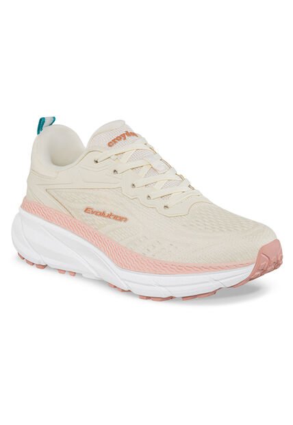 Tenis Trail Running Nvoy Beige Croydon Para Mujer