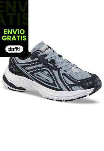 Tenis Urbanos Xecod Negro-Gris Croydon Para Mujer Croydon
