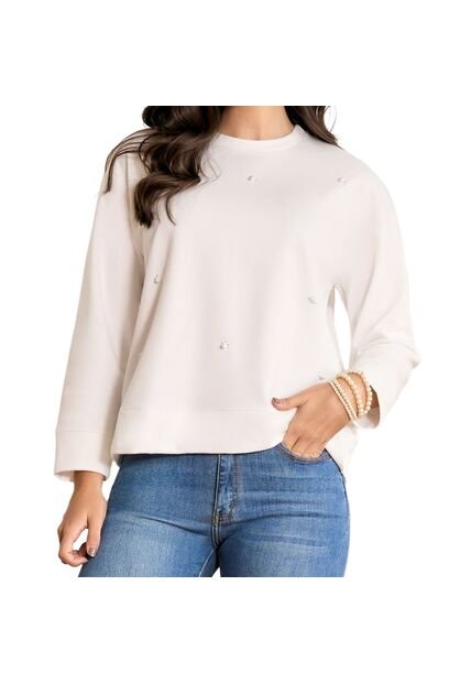 Buzo Alaia Marfil Croydon Para Mujer