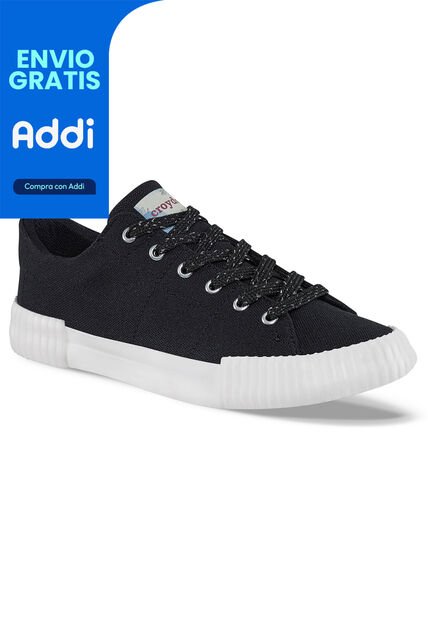 Zapatos Raw Bajo Negro Para Mujer Croydon