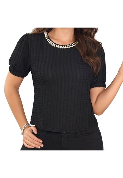 Blusa Amal Negro Croydon Para Mujer