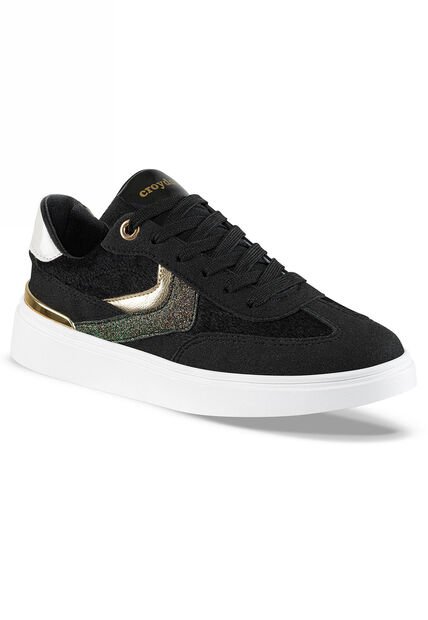 Tenis Urbanos Billie Negro Croydon Para Mujer
